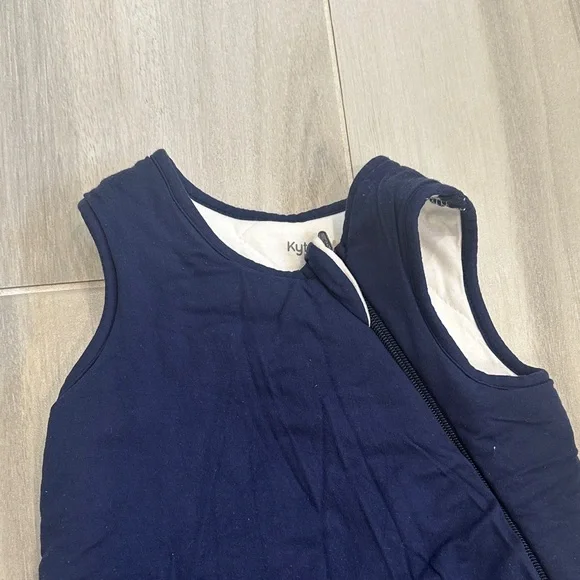 Kyte Baby Size Large 2.5 tog Navy Blue Sleeveless Sleeping Bag Sleep Sack - Picture 3 of 8